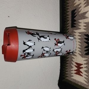 Vera Bradley Penguin Hot/Cold Plastic Travel Mug